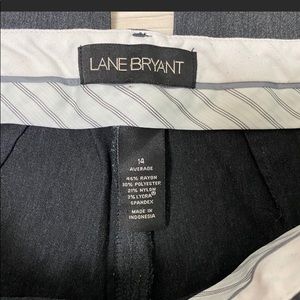Lane Bryant Grey Dress Trouser Pants Stretch